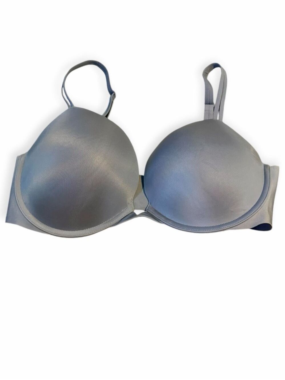 VICTORIA’S SECRET Smooth Underwire Push-Up Bra Gray 36DD